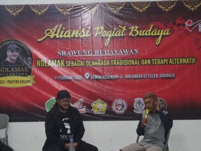 Aliansi Pegiat Budaya Gelar Srawung Budayawan, Angkat Ndlamak sebagai Olahraga Tradisional dan Terapi Alternatif